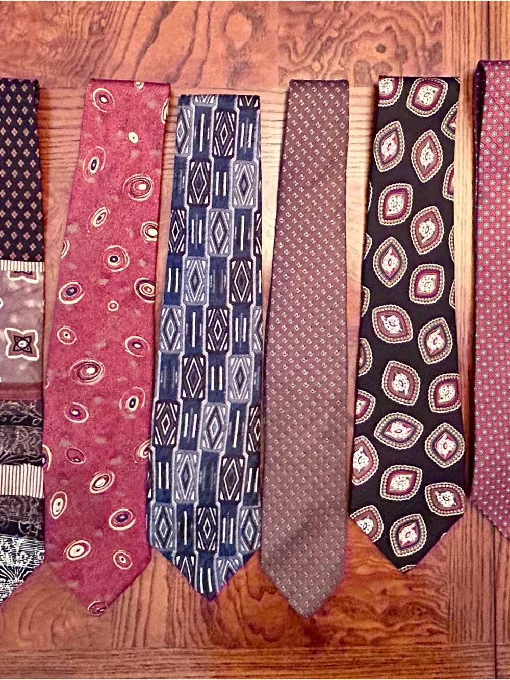 Men's Classic Patterned Designer Silk Neckties